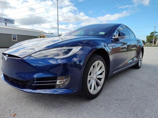 5YJSA1E22JF270629 - 2018 TESLA MODEL S Կապույտ լուսանկար 2