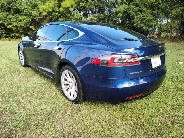 5YJSA1E22JF270629 - 2018 TESLA MODEL S Կապույտ լուսանկար 3