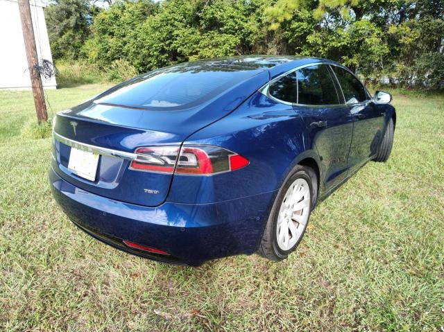 5YJSA1E22JF270629 - 2018 TESLA MODEL S Կապույտ լուսանկար 4
