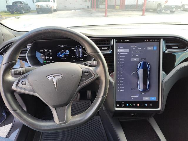 5YJSA1E22JF270629 - 2018 TESLA MODEL S Կապույտ լուսանկար 9