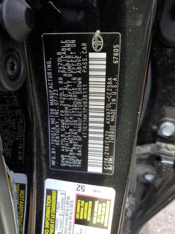 4T1G11AK1PU836111 - 2023 TOYOTA CAMRY SE NIGHT SHADE BLUE photo 13