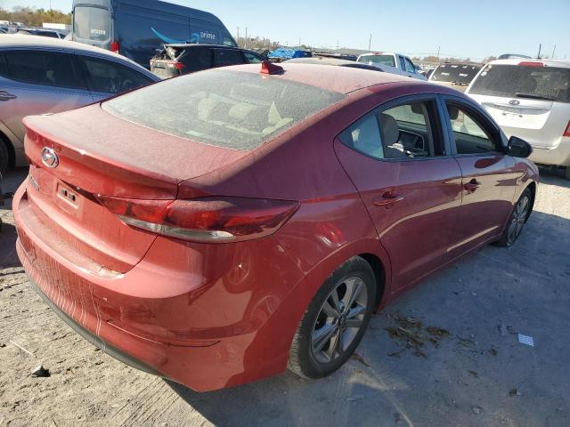 5NPD84LF3HH188593 - 2017 HYUNDAI ELANTRA SE RED photo 3