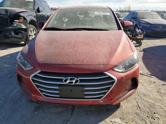 5NPD84LF3HH188593 - 2017 HYUNDAI ELANTRA SE RED photo 5