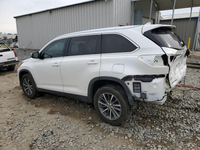 5TDKZRFH9KS320062 - 2019 TOYOTA HIGHLANDER SE WHITE photo 2