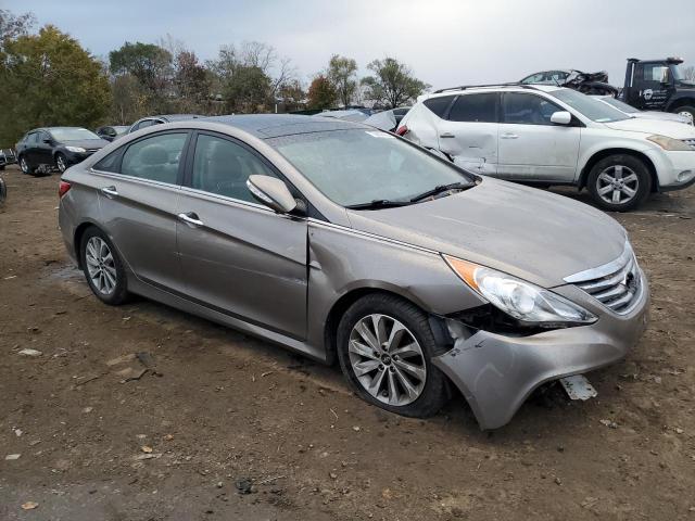 5NPEC4AC0EH947143 - 2014 HYUNDAI SONATA SE GRAY photo 4