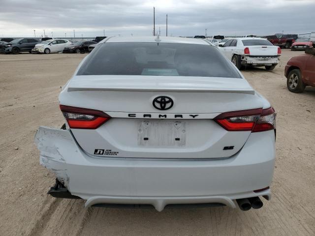 4T1T11AK8RU237675 - 2024 TOYOTA CAMRY SE NIGHT SHADE WHITE photo 6