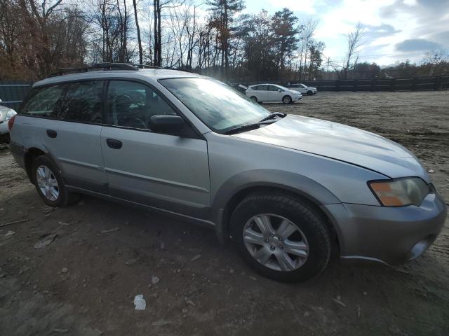 4S4BP61C357345808 - 2005 SUBARU LEGACY OUTBACK 2.5I SILVER photo 4