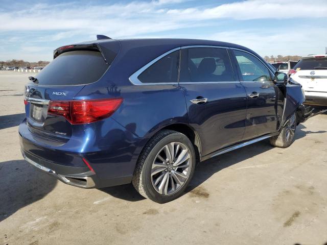 5J8YD4H52JL004700 - 2018 ACURA MDX TECHNOLOGY BLUE photo 3