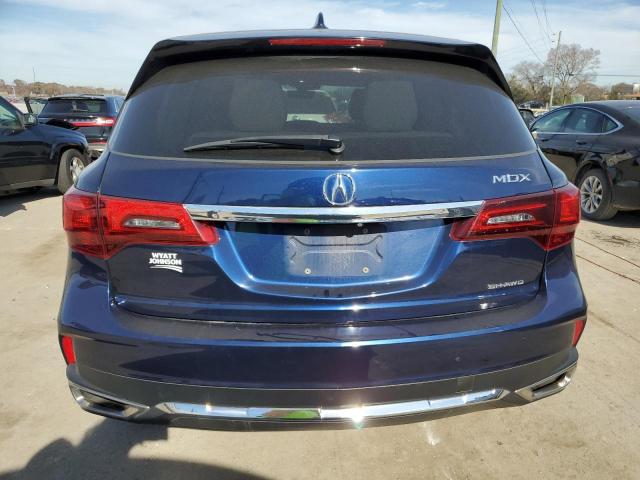 5J8YD4H52JL004700 - 2018 ACURA MDX TECHNOLOGY BLUE photo 6