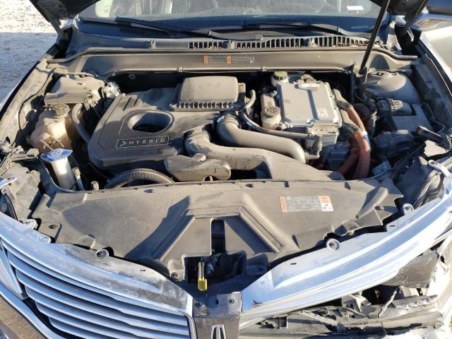 3LN6L2LU2FR628707 - 2015 LINCOLN MKZ HYBRID GRAY photo 11