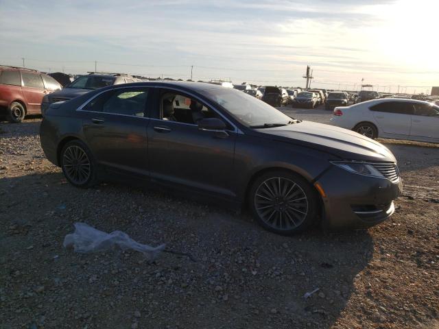 3LN6L2LU2FR628707 - 2015 LINCOLN MKZ HYBRID GRAY photo 4