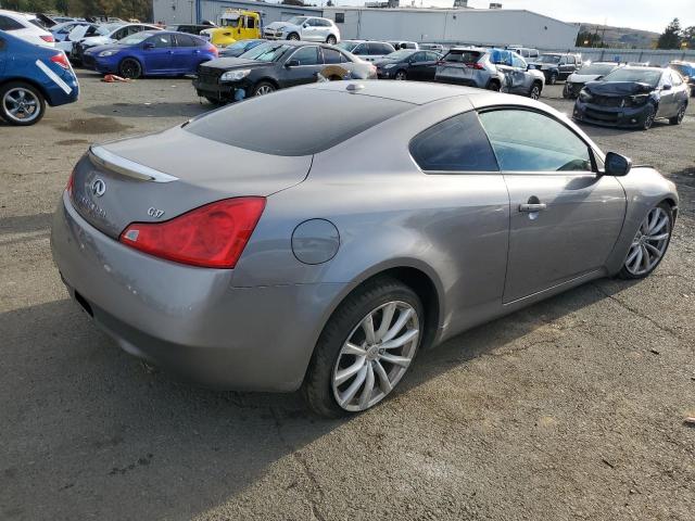 JNKCV64EX8M129907 - 2008 INFINITI G37 BASE SILVER photo 3