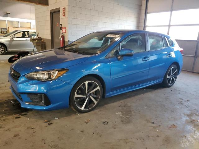 4S3GTAM63L3731356 - 2020 SUBARU IMPREZA SPORT BLUE photo 1