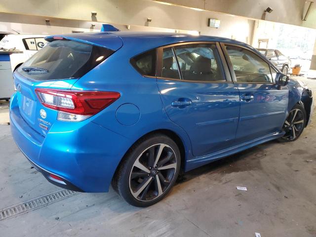 4S3GTAM63L3731356 - 2020 SUBARU IMPREZA SPORT BLUE photo 3