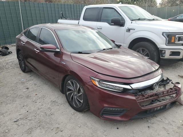 19XZE4F97KE020309 - 2019 HONDA INSIGHT TOURING MAROON photo 4