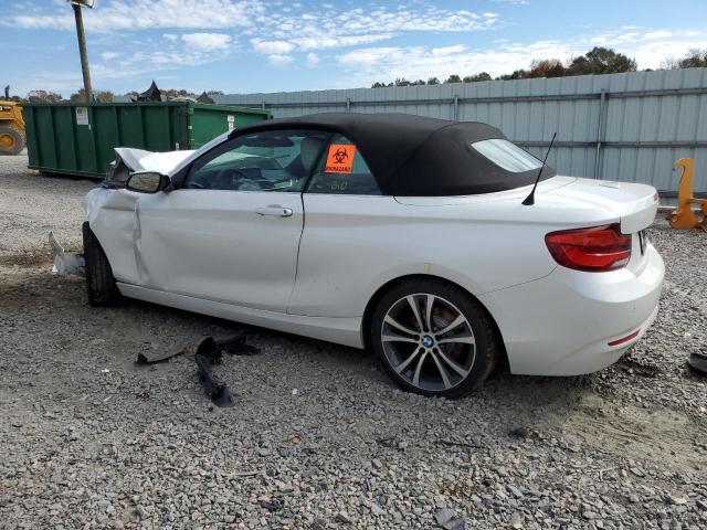 WBA2M7C57KVD51927 - 2019 BMW 230I WHITE photo 2