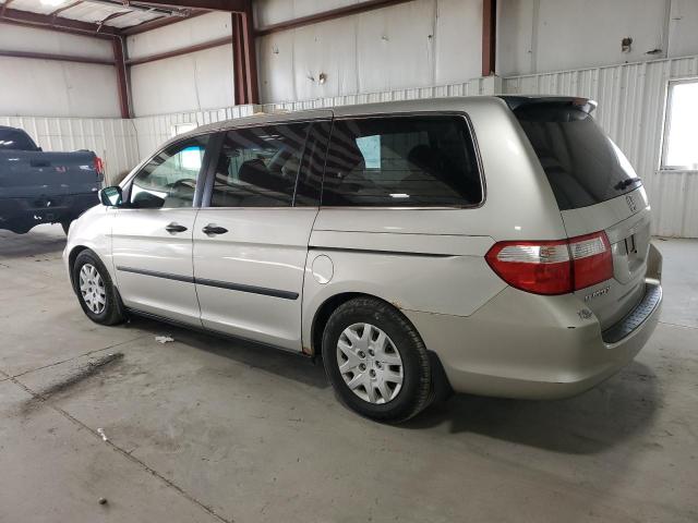 5FNRL38227B035270 - 2007 HONDA ODYSSEY LX GOLD photo 2