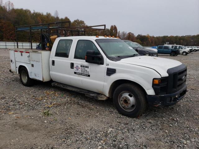 1FTWW32Y28EE57145 - 2008 FORD F350 SUPER DUTY WHITE photo 4