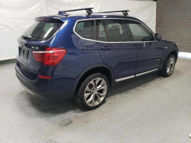 5UXWZ7C32H0V93871 - 2017 BMW X3 SDRIVE28I BLUE photo 3