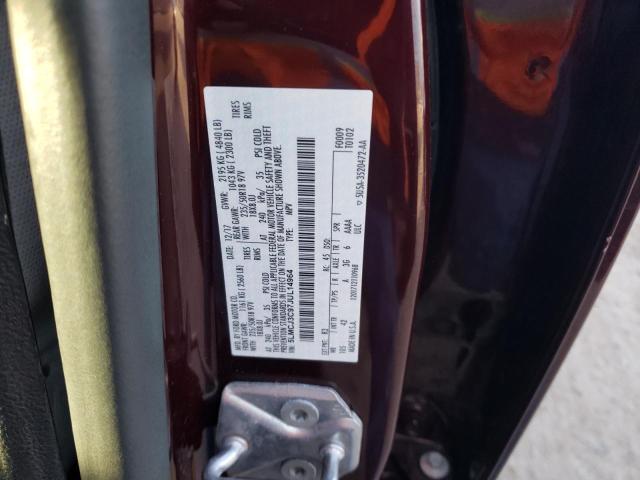5LMCJ3C97JUL14964 - 2018 LINCOLN MKC RESERVE BURGUNDY photo 12