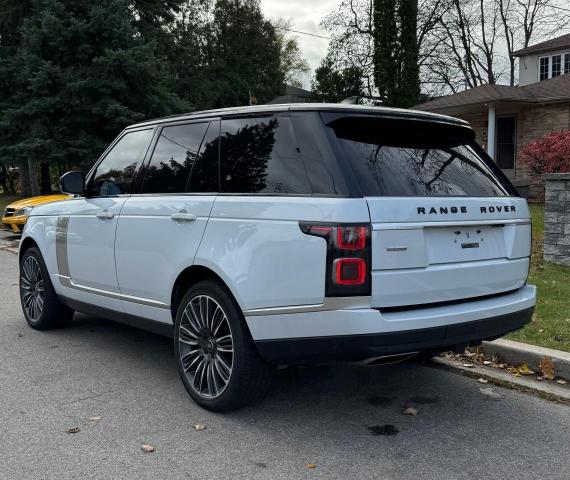 SALGV2RE0JA390242 - 2018 LAND ROVER RANGE ROVE AUTOBIOGRAPHY WHITE photo 3