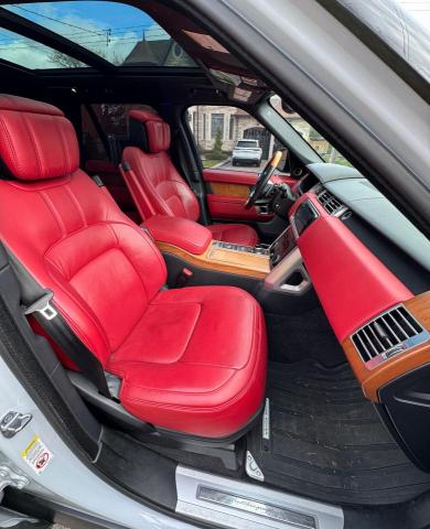 SALGV2RE0JA390242 - 2018 LAND ROVER RANGE ROVE AUTOBIOGRAPHY WHITE photo 5