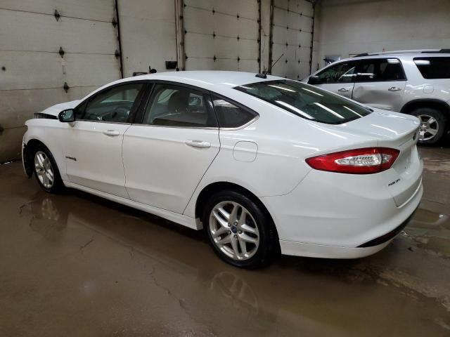 3FA6P0LU3DR353400 - 2013 FORD FUSION SE HYBRID WHITE photo 2