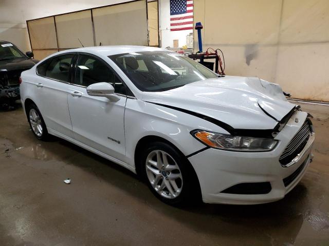 3FA6P0LU3DR353400 - 2013 FORD FUSION SE HYBRID WHITE photo 4