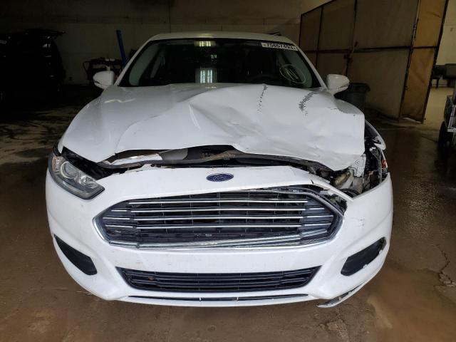 3FA6P0LU3DR353400 - 2013 FORD FUSION SE HYBRID WHITE photo 5