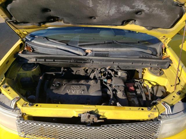 JTLKT324754014919 - 2005 TOYOTA SCION XB YELLOW photo 11