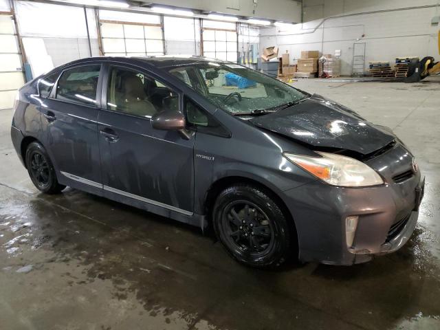 JTDKN3DU6C1512210 - 2012 TOYOTA PRIUS GRAY photo 4