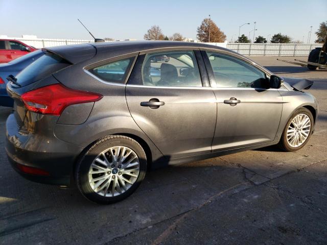 1FADP3N29FL239164 - 2015 FORD FOCUS TITANIUM GRAY photo 3