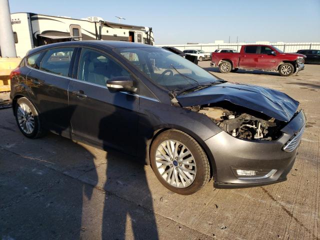 1FADP3N29FL239164 - 2015 FORD FOCUS TITANIUM GRAY photo 4