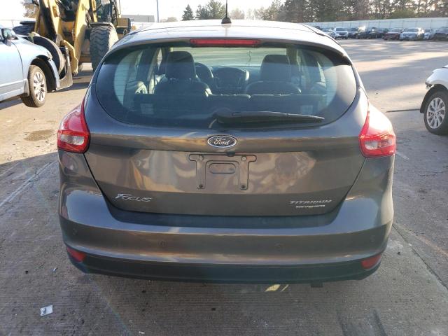 1FADP3N29FL239164 - 2015 FORD FOCUS TITANIUM GRAY photo 6