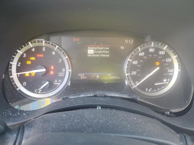 5TDGZRBH0NS596260 - 2022 TOYOTA HIGHLANDER XLE GRAY photo 9