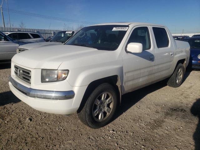 2HJYK16537H004566 - 2007 HONDA RIDGELINE RTL WHITE photo 1