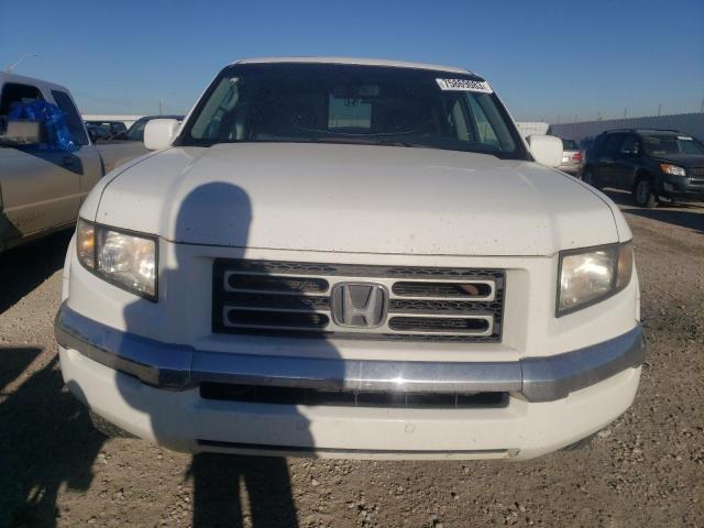 2HJYK16537H004566 - 2007 HONDA RIDGELINE RTL WHITE photo 5