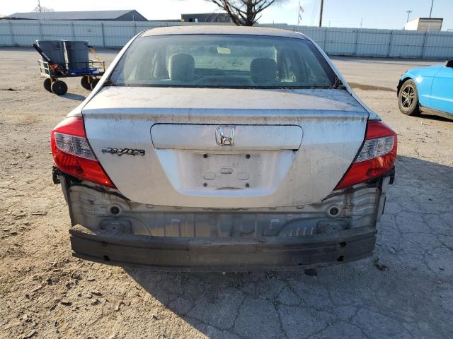 2HGFB2F8XCH510418 - 2012 HONDA CIVIC EX SILVER photo 6