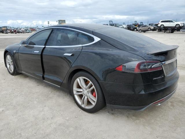 5YJSA1H17EFP30151 - 2014 TESLA MODEL S BLACK photo 2