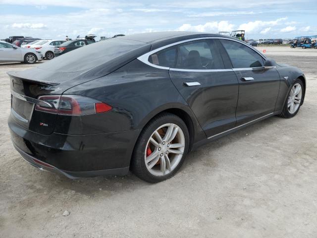 5YJSA1H17EFP30151 - 2014 TESLA MODEL S BLACK photo 3