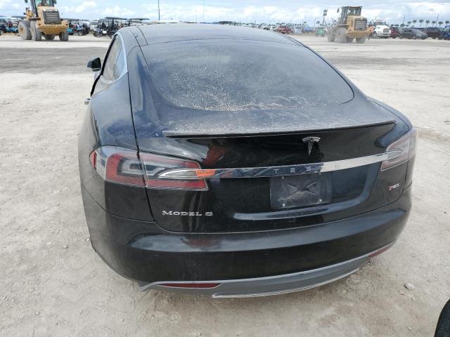 5YJSA1H17EFP30151 - 2014 TESLA MODEL S BLACK photo 6