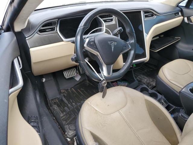 5YJSA1H17EFP30151 - 2014 TESLA MODEL S BLACK photo 8