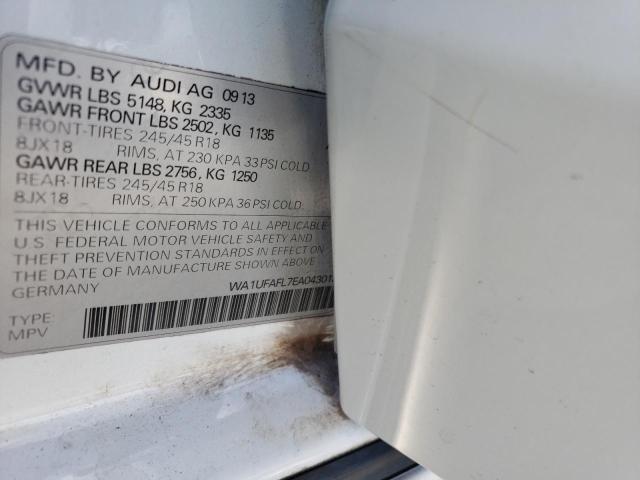 WA1UFAFL7EA043012 - 2014 AUDI A4 ALLROAD PREMIUM PLUS WHITE photo 14