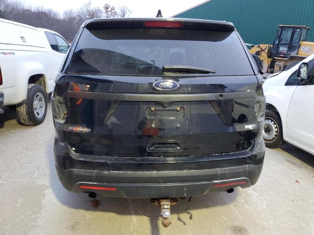 1FM5K8AR1HGE15354 - 2017 FORD EXPLORER POLICE INTERCEPTOR أسود صورة 6