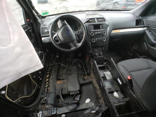 1FM5K8AR1HGE15354 - 2017 FORD EXPLORER POLICE INTERCEPTOR أسود صورة 8