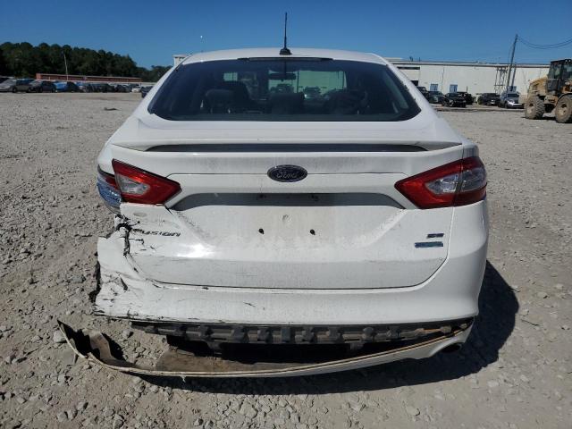 3FA6P0HD7ER114796 - 2014 FORD FUSION SE WHITE photo 6