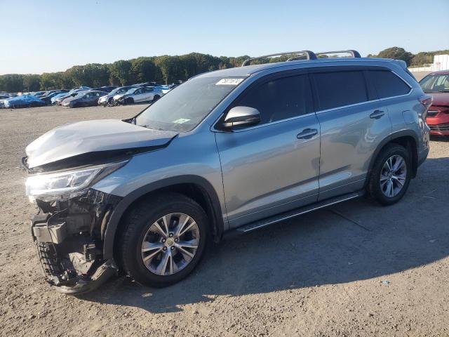 5TDJKRFHXFS085192 - 2015 TOYOTA HIGHLANDER XLE Gris foto 1