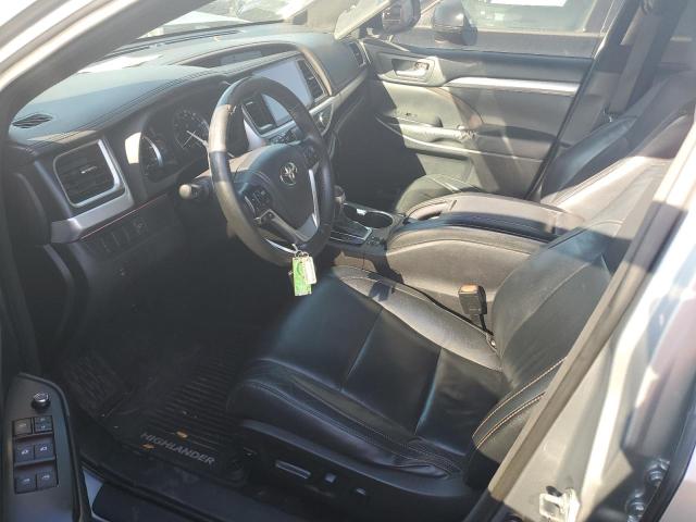 5TDJKRFHXFS085192 - 2015 TOYOTA HIGHLANDER XLE Gris foto 7