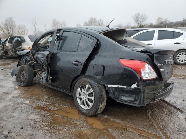 3N1CN7AP8HL879610 - 2017 NISSAN VERSA S BLACK photo 2