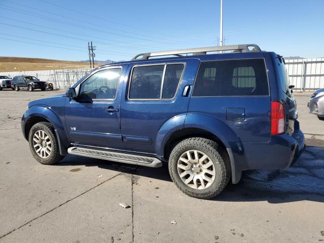5N1BR18B38C623466 - 2008 NISSAN PATHFINDER LE BLUE photo 2